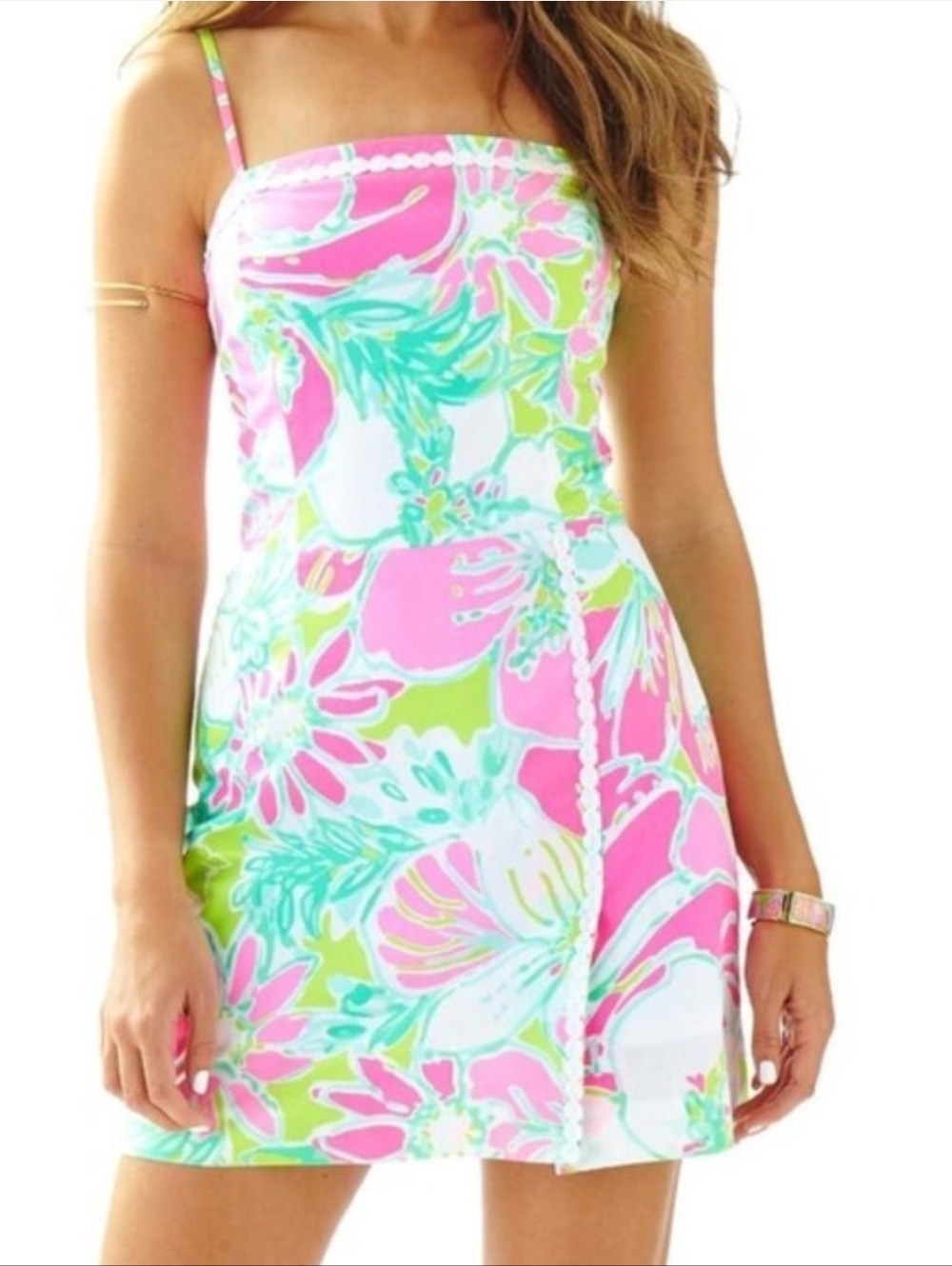 LILLY PULITZER JESSE SKORT ROMPER FLAMINGO PINK 10